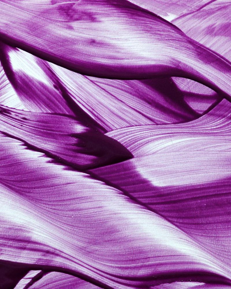 Abstract energy waves in dark violet colors